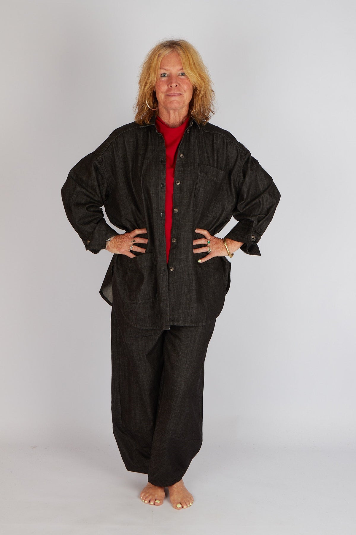 Estudio Viva Celeste Denim Shirt