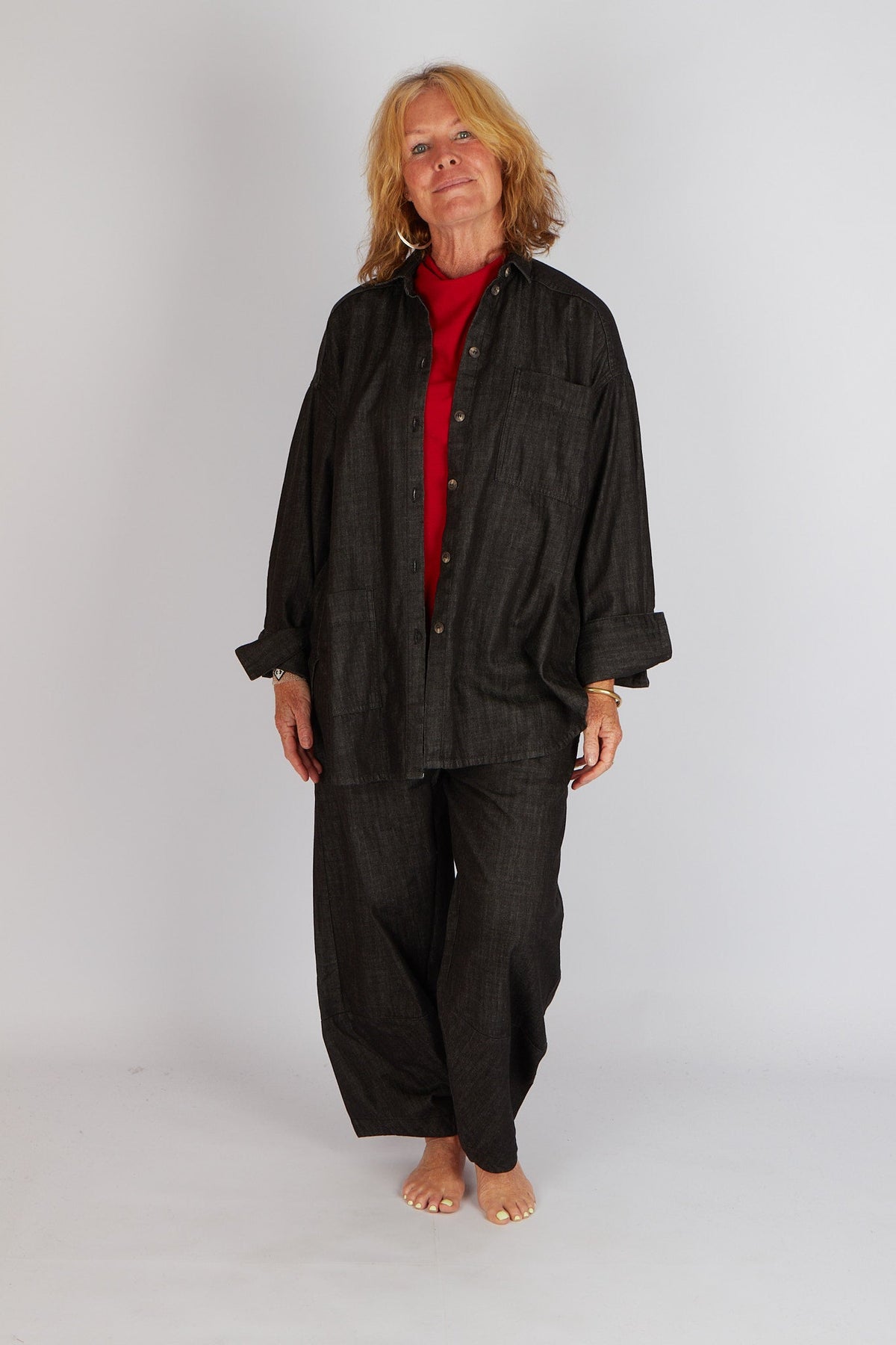 Estudio Viva Celeste Denim Shirt