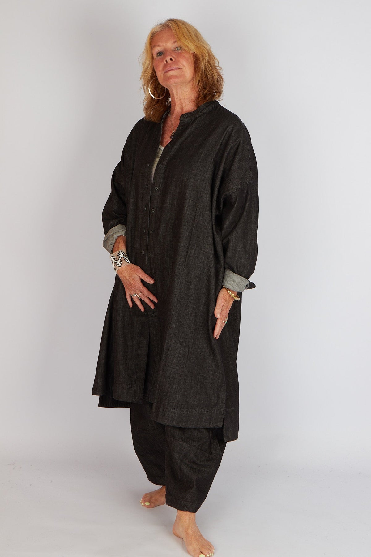 Estudio Viva Wivina Denim Shirt Dress