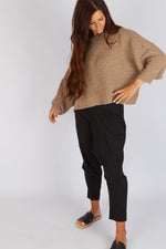 Sort Aarhus Soline Knitted Top