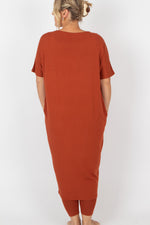 By Basics Dress With Boat Neck
