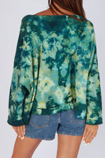 Estudio Viva Sofia Tie Dye Sweatshirt (Seafoam Tie Dye)