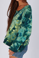 Estudio Viva Sofia Tie Dye Sweatshirt (Seafoam Tie Dye)