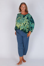 Estudio Viva Sofia Tie Dye Sweatshirt (Seafoam Tie Dye)