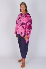 Estudio Viva Catarina Tie Dye Sweater (Pink Tie Dye)