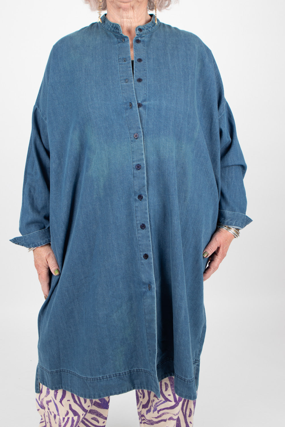 Estudio Viva Wivina Denim Shirt Dress SAMPLE