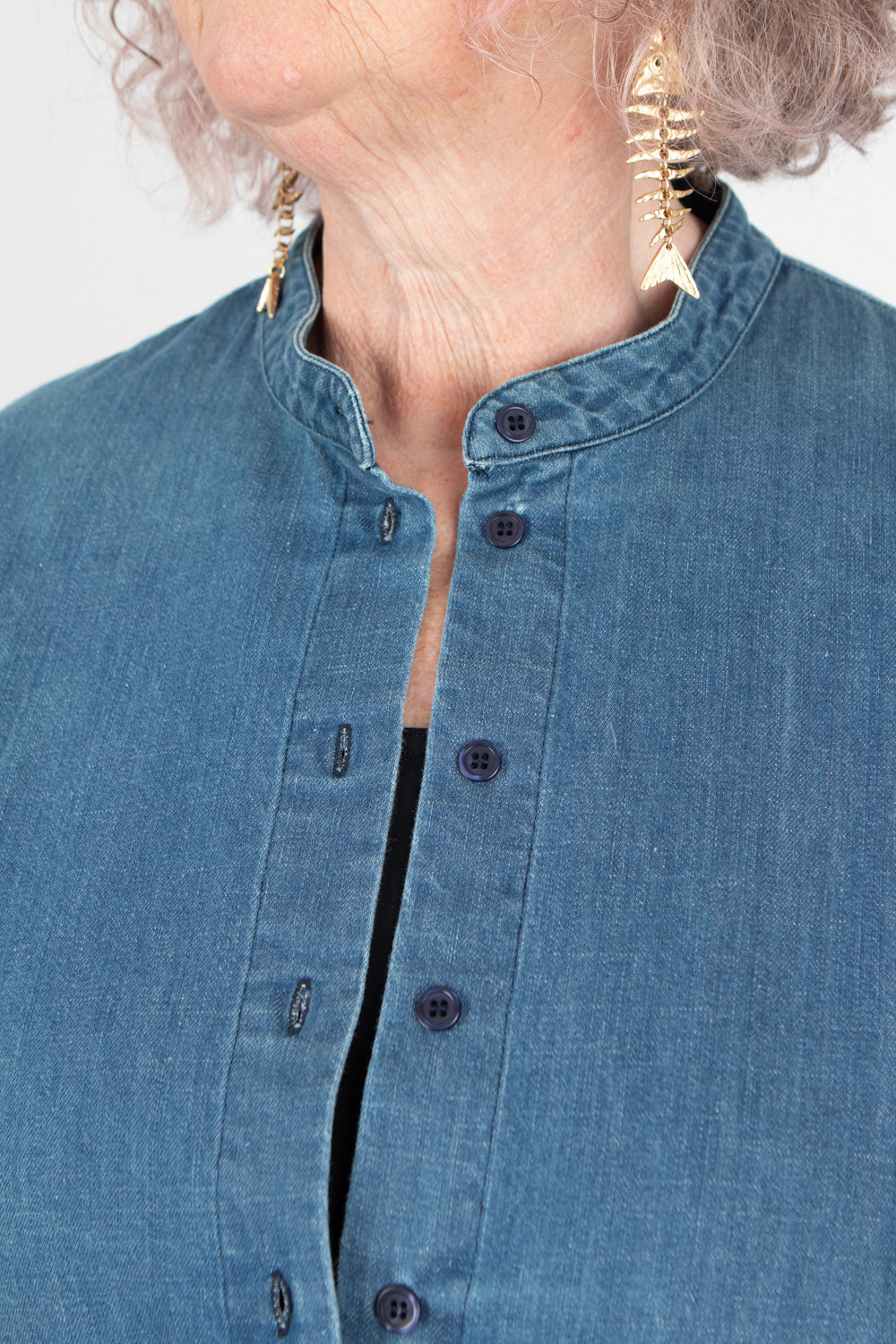 Estudio Viva Wivina Denim Shirt Dress SAMPLE