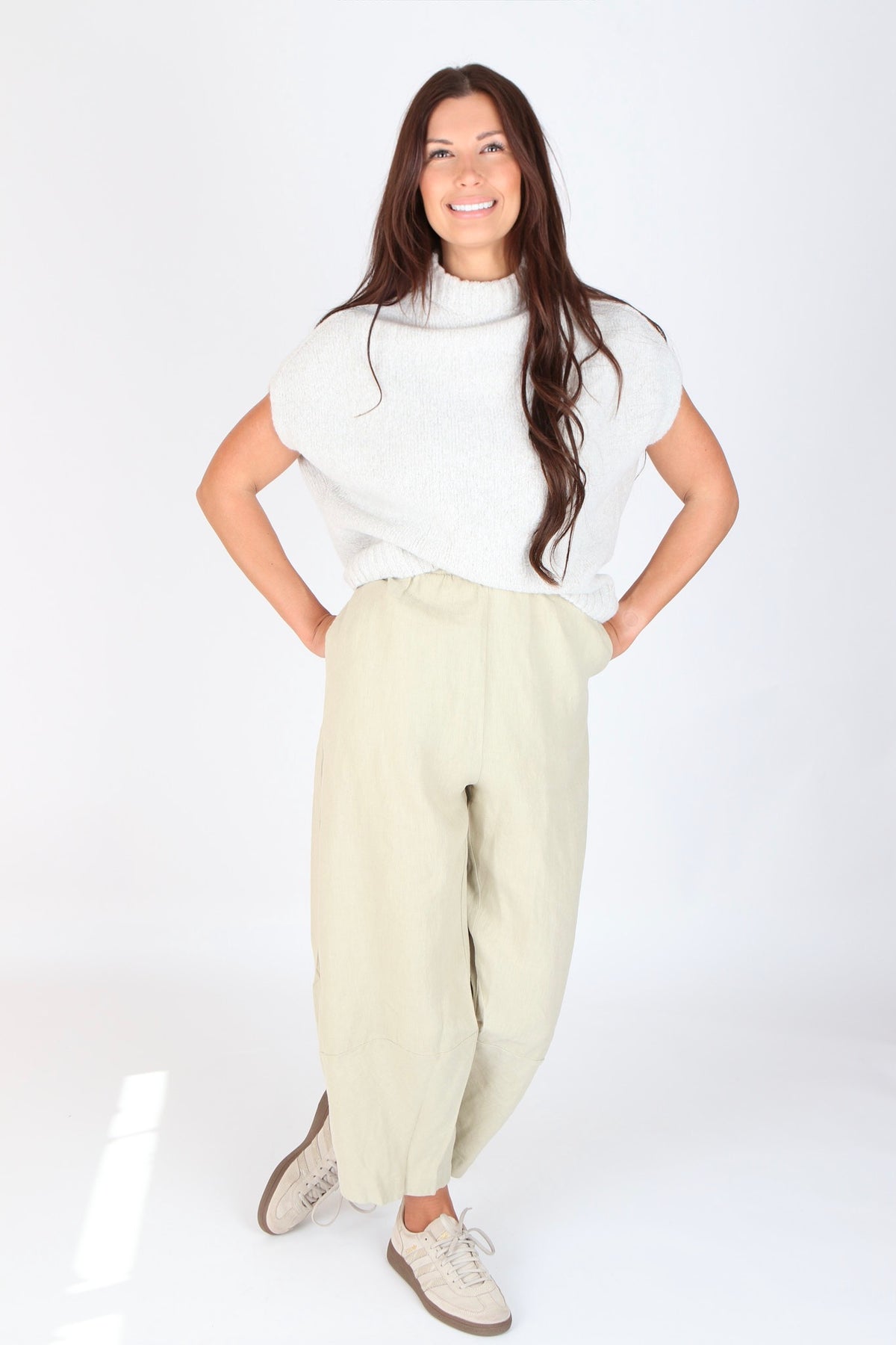 Capra Studio Pearl Wool Blend Knit Top