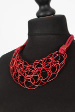 Christina Brampti Urban Abstract Wire Necklace