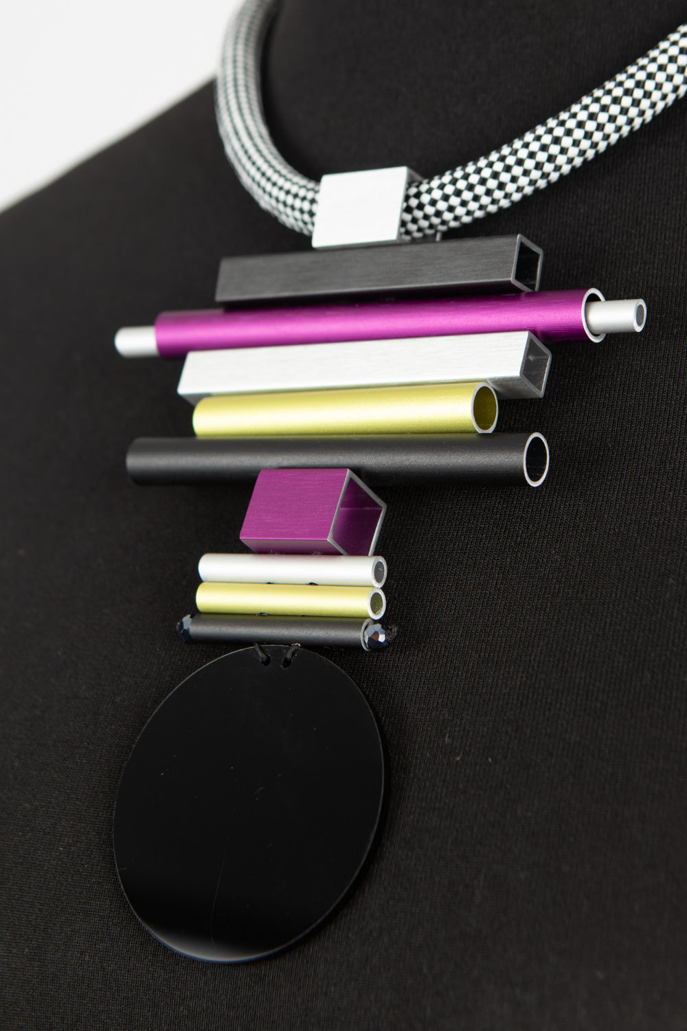 Christina Brampti Urban Abstract Geometric Necklace