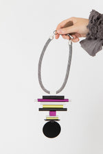 Christina Brampti Urban Abstract Geometric Necklace
