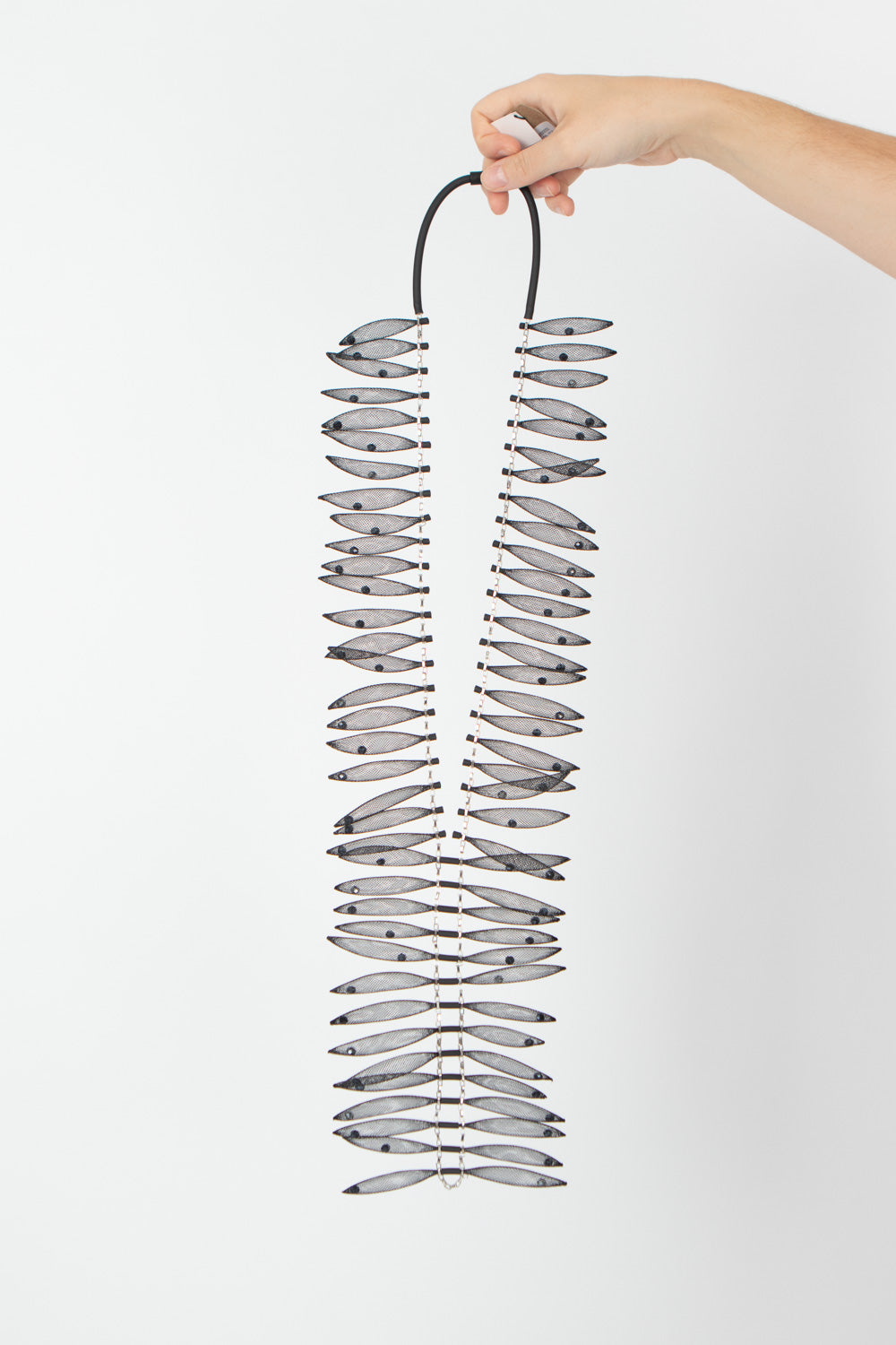 Christina Brampti See the Invisible Mesh Necklace