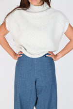 Capra Studio Pearl Wool Blend Knit Top