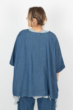 Estudio Viva Rosa Denim Top