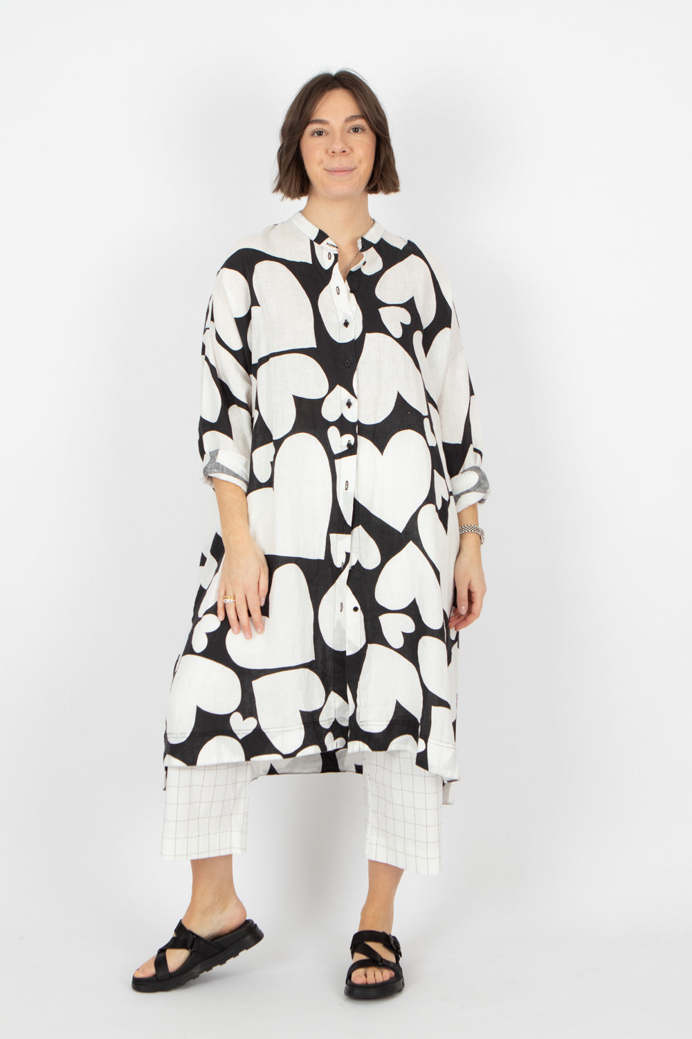 Estudio Viva Wivina Printed Shirt Dress