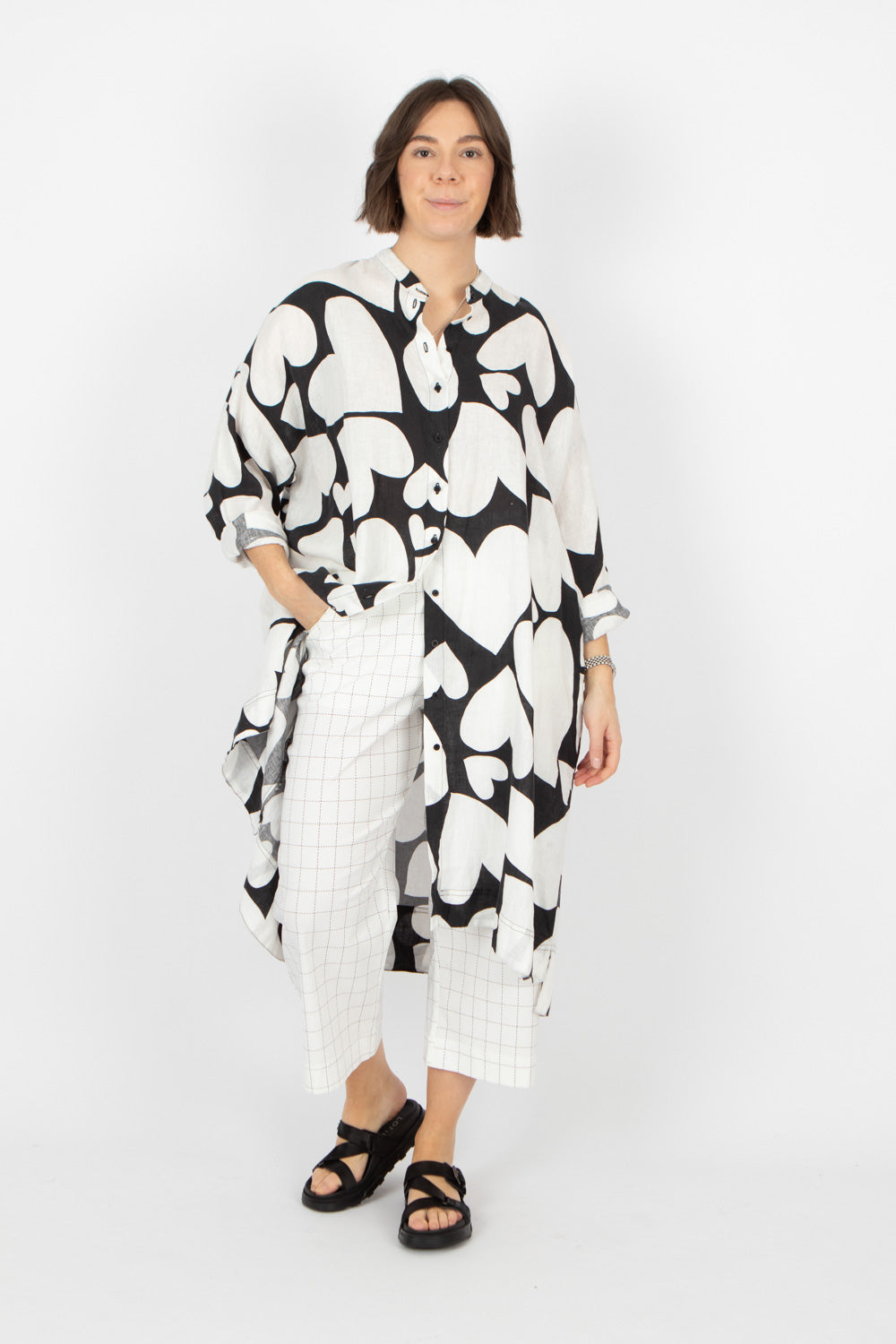 Estudio Viva Wivina Printed Shirt Dress