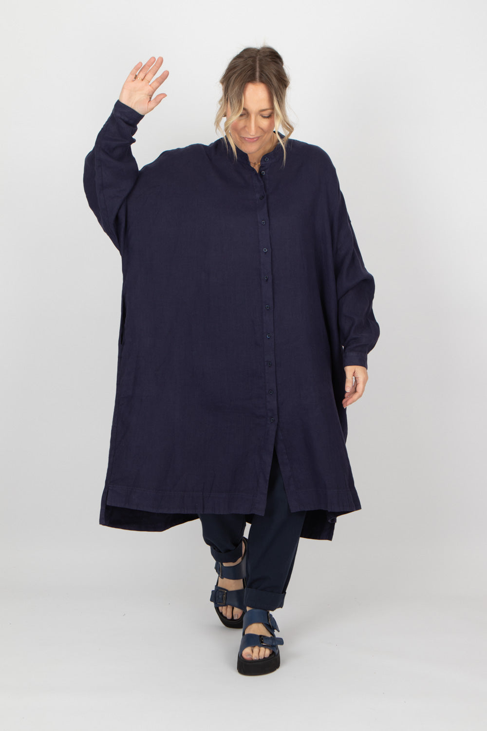 Estudio Viva Wivina Linen Shirt Dress SAMPLE