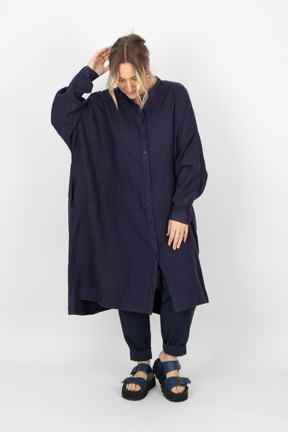 Estudio Viva Wivina Linen Shirt Dress SAMPLE