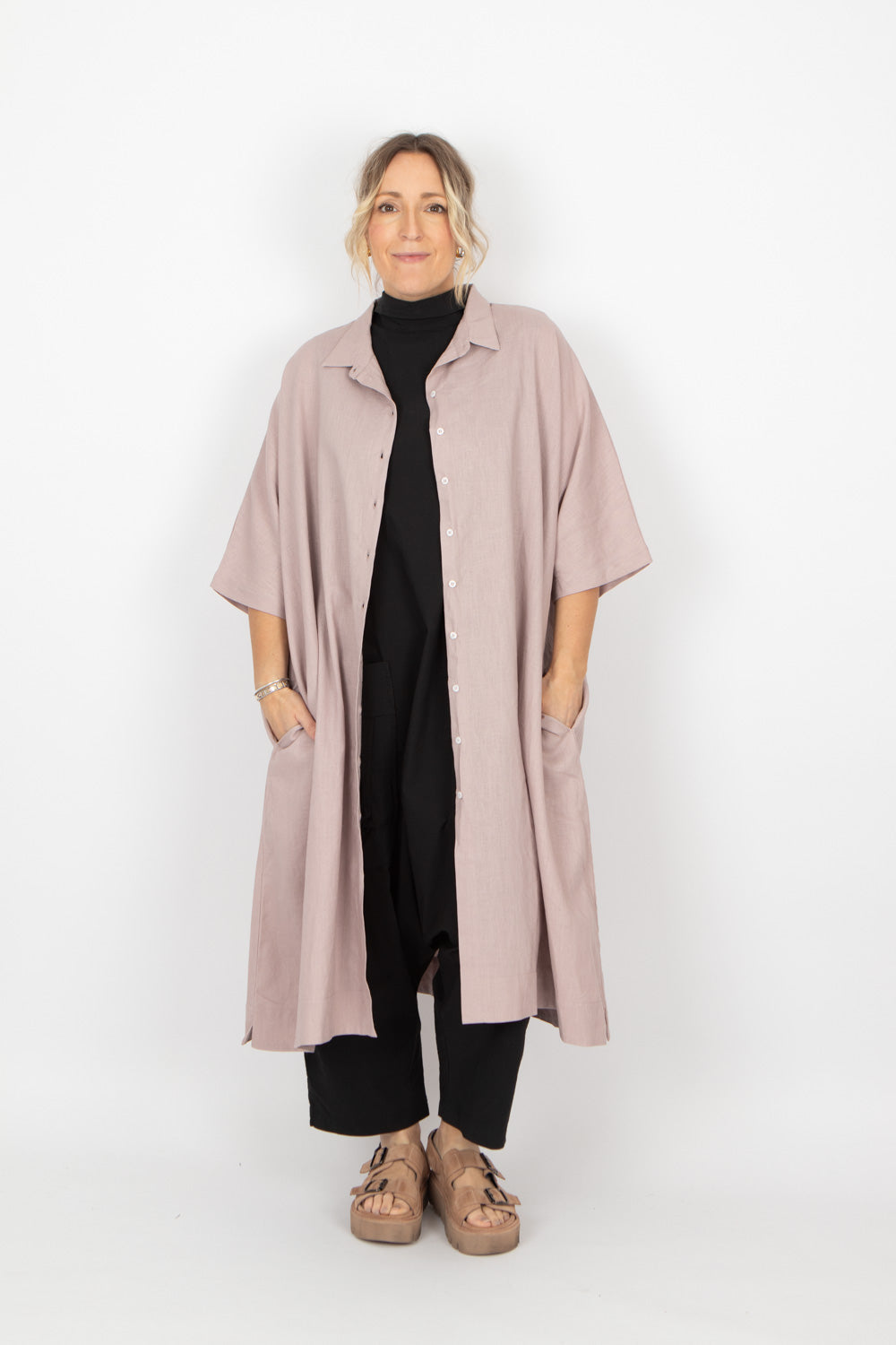 Estudio Viva Wivina Linen Shirt Dress SAMPLE