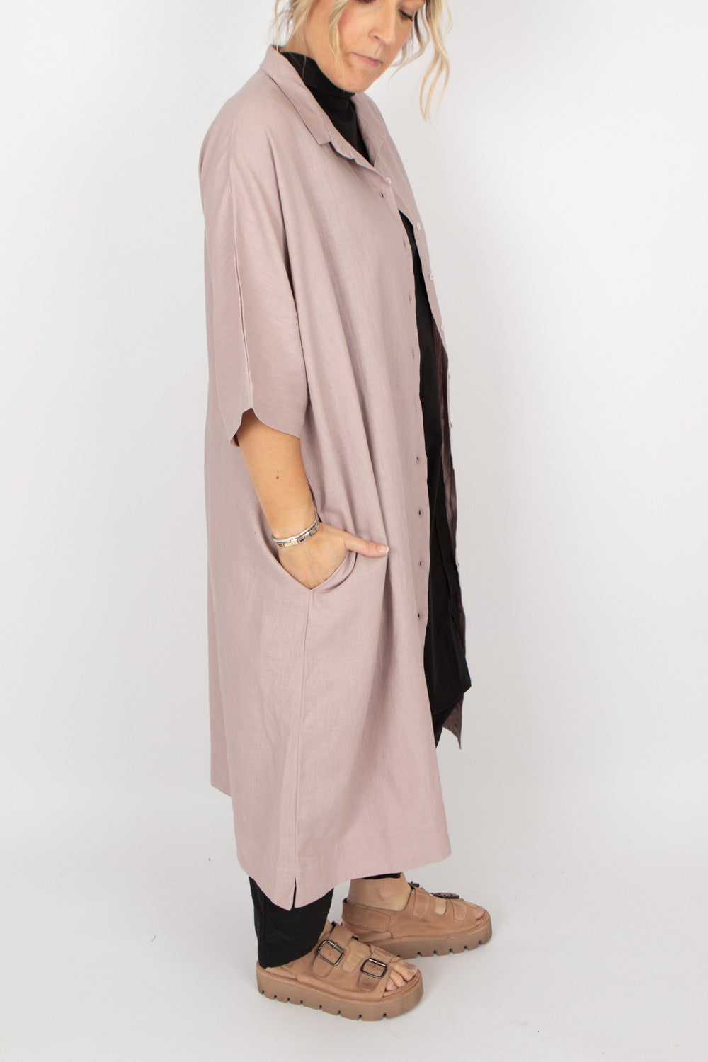 Estudio Viva Wivina Linen Shirt Dress SAMPLE
