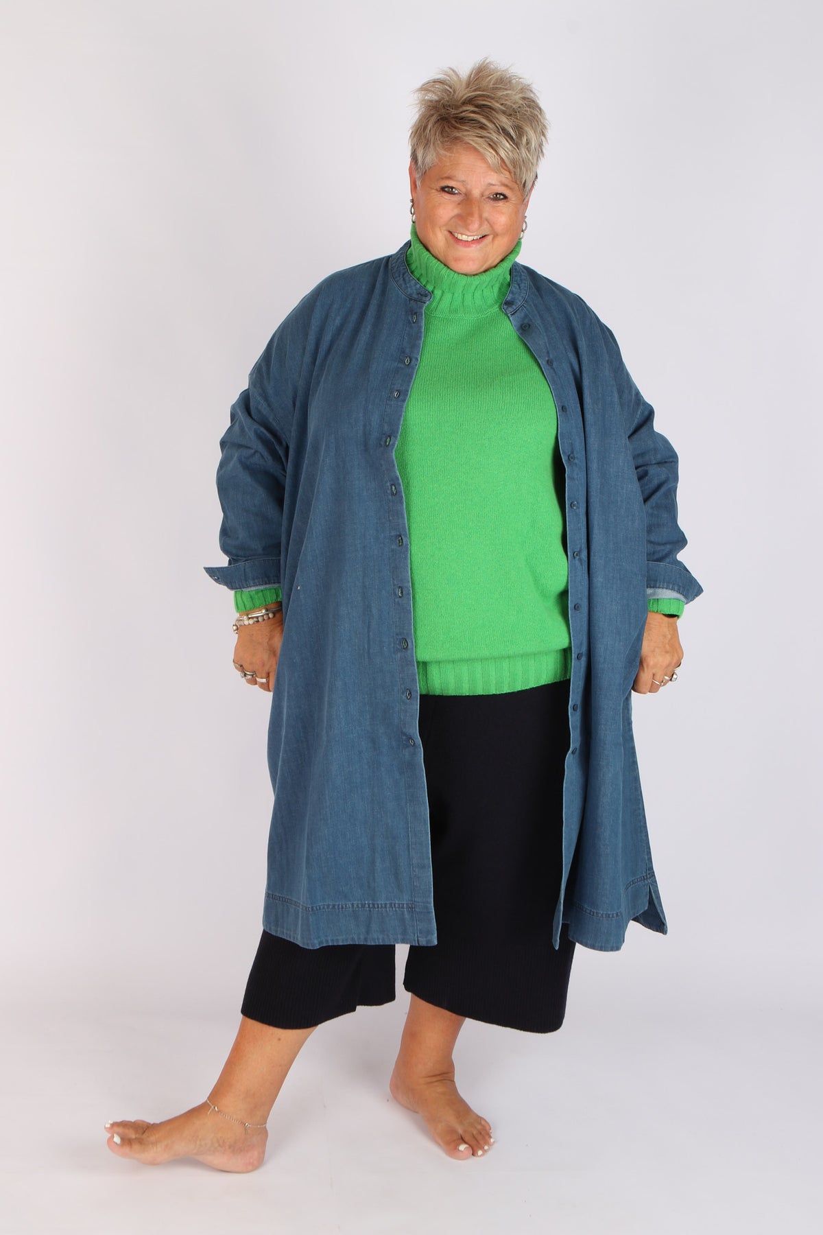 Estudio Viva Wivina Denim Shirt Dress
