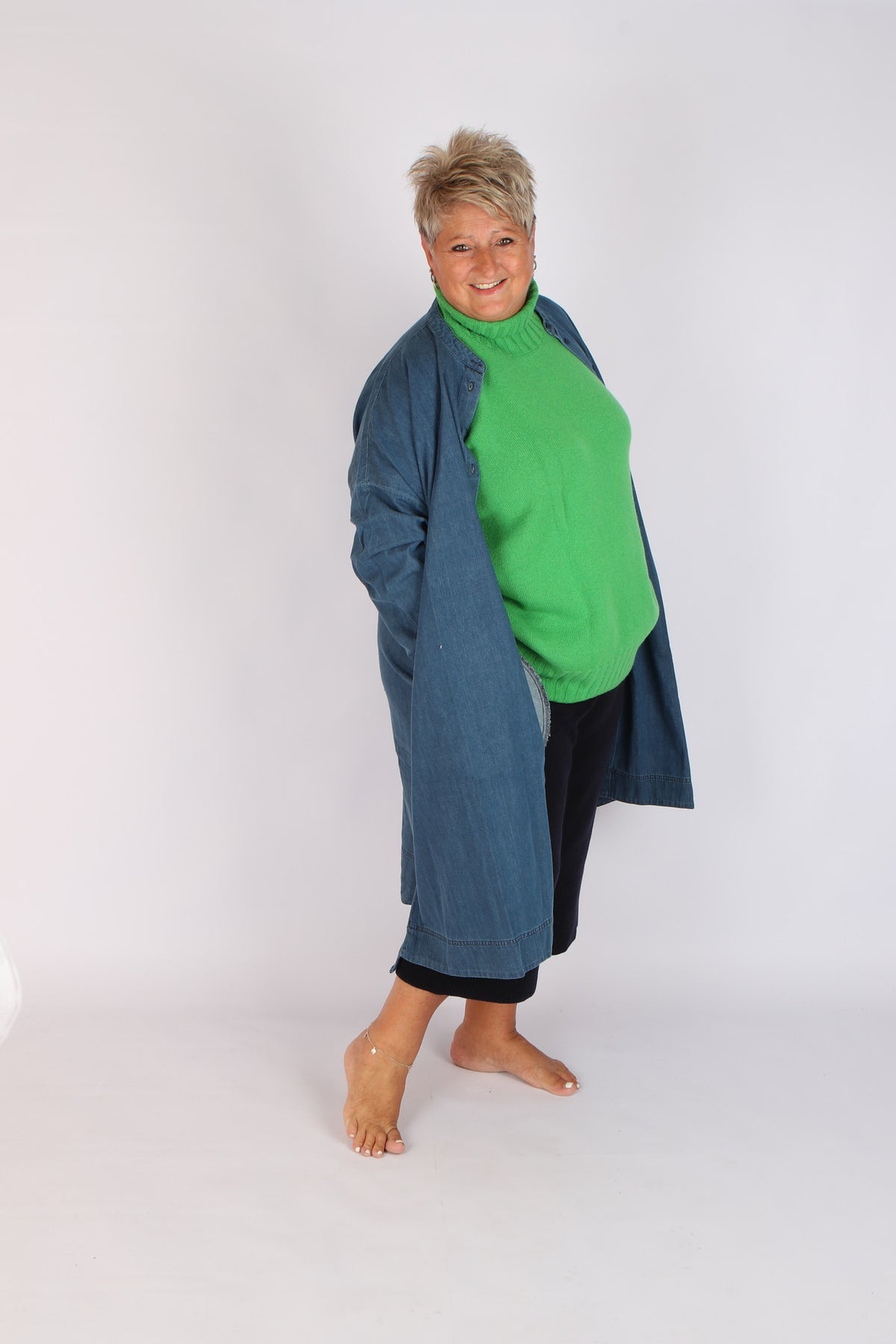 Estudio Viva Wivina Denim Shirt Dress