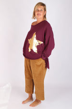 Estudio Viva Catarina Star Sweatshirt (Beet)