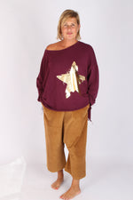Estudio Viva Catarina Star Sweatshirt (Beet)