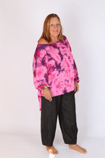 Estudio Viva Catarina Tie Dye Sweater (Pink Tie Dye)