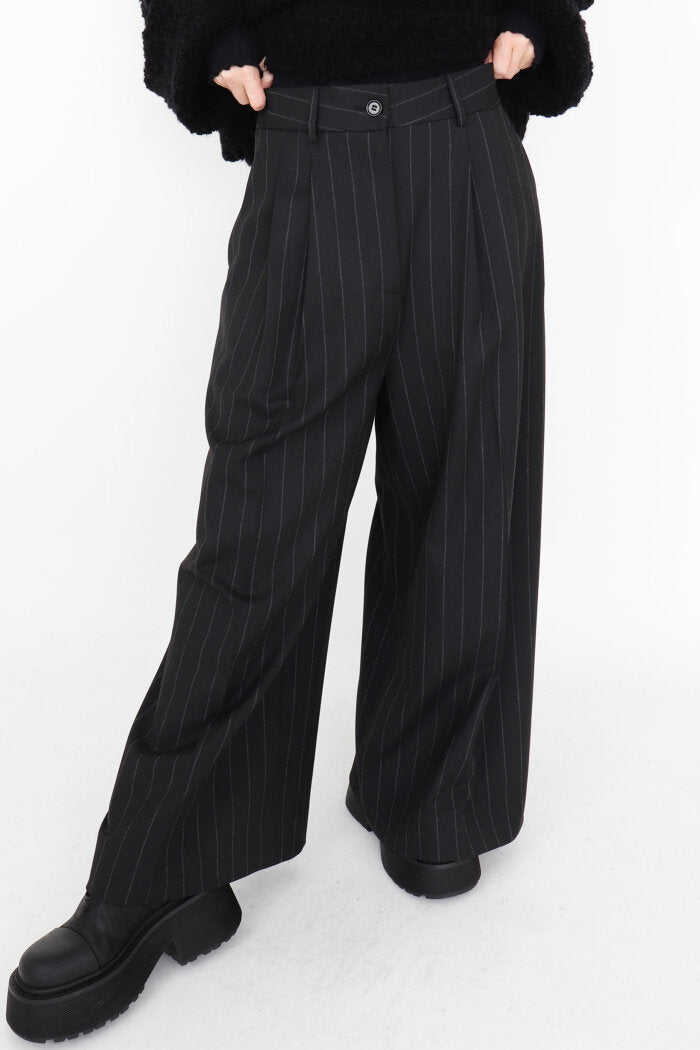 Pinstripe Trousers