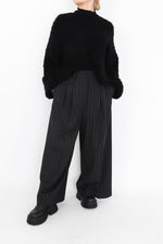 Pinstripe Trousers