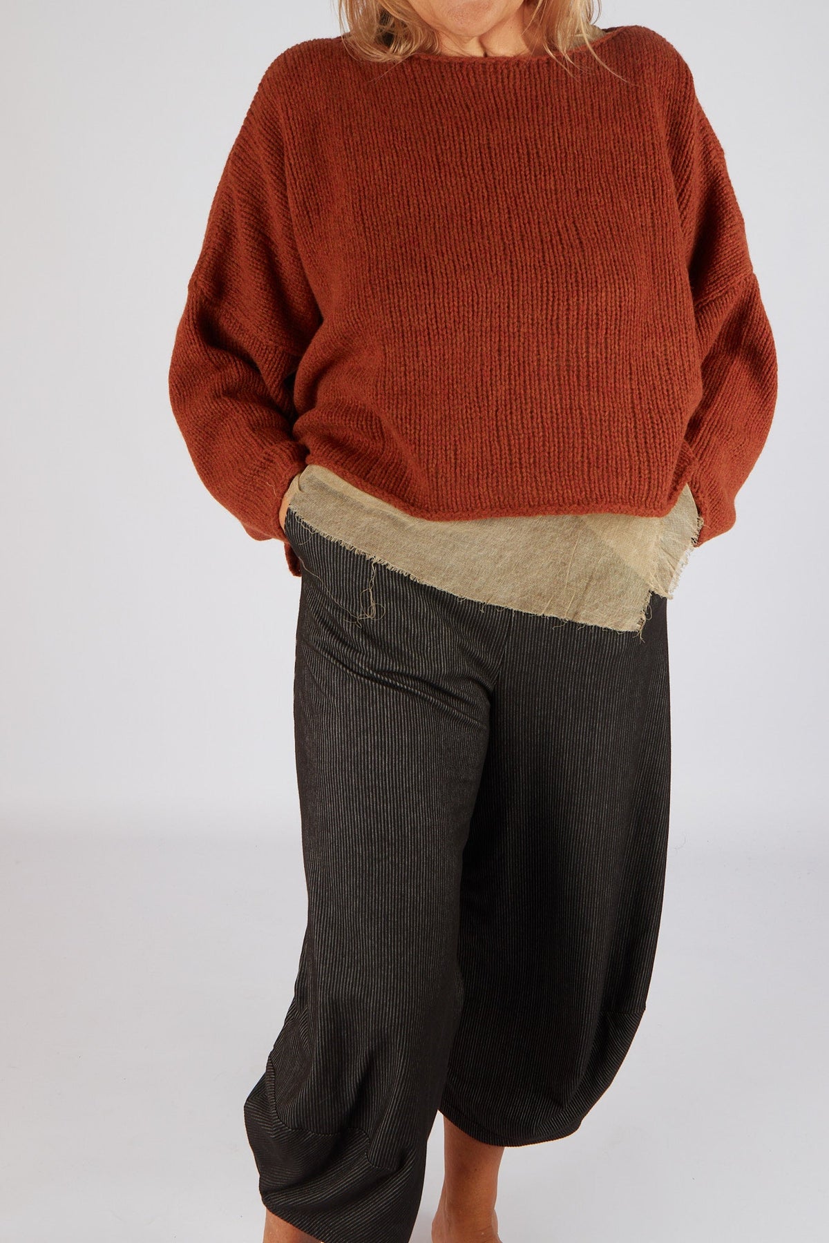 Sort Aarhus Soline Knitted Top
