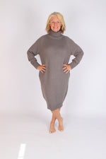 Roll neck dress