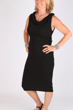 Sort Aarhus Double Layer Dress