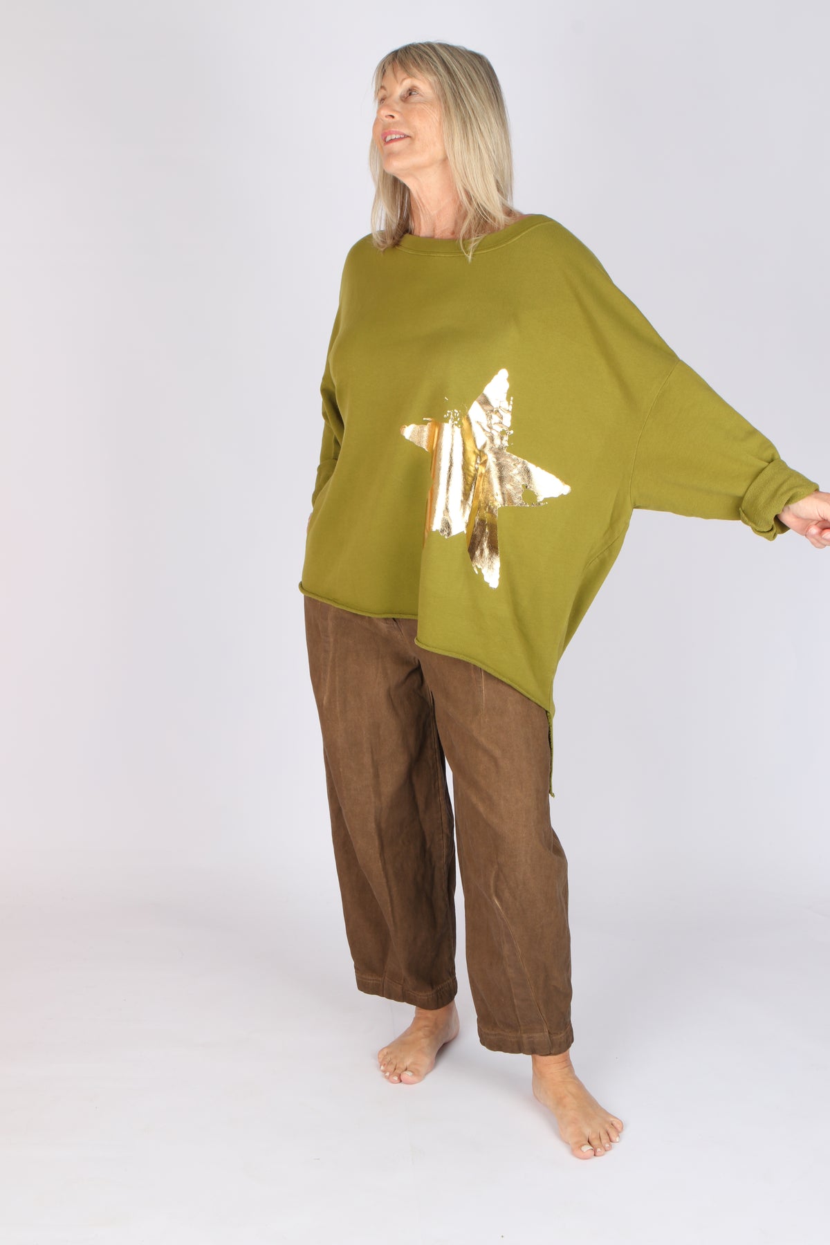 Estudio Viva Catarina Star Sweatshirt (Basil)