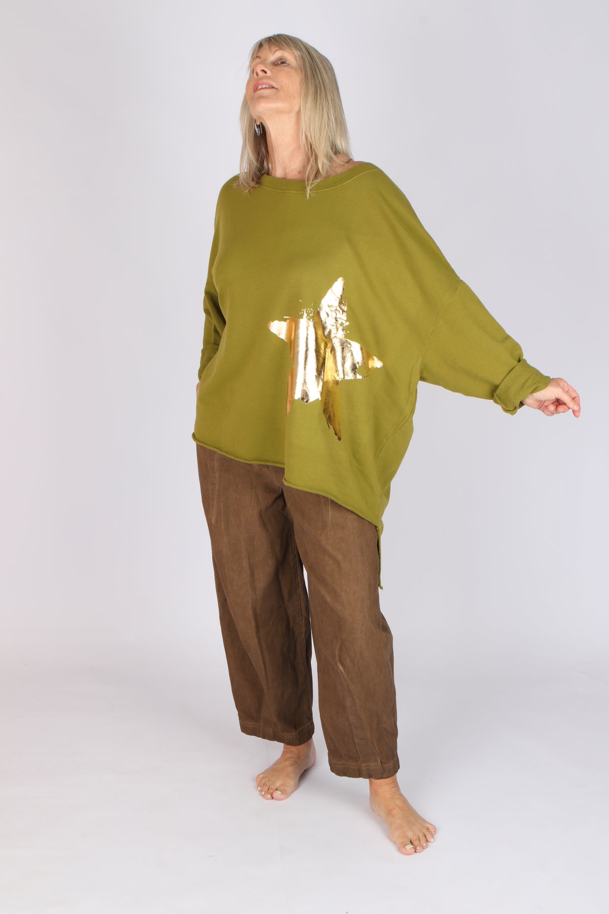 Estudio Viva Catarina Star Sweatshirt (Basil)