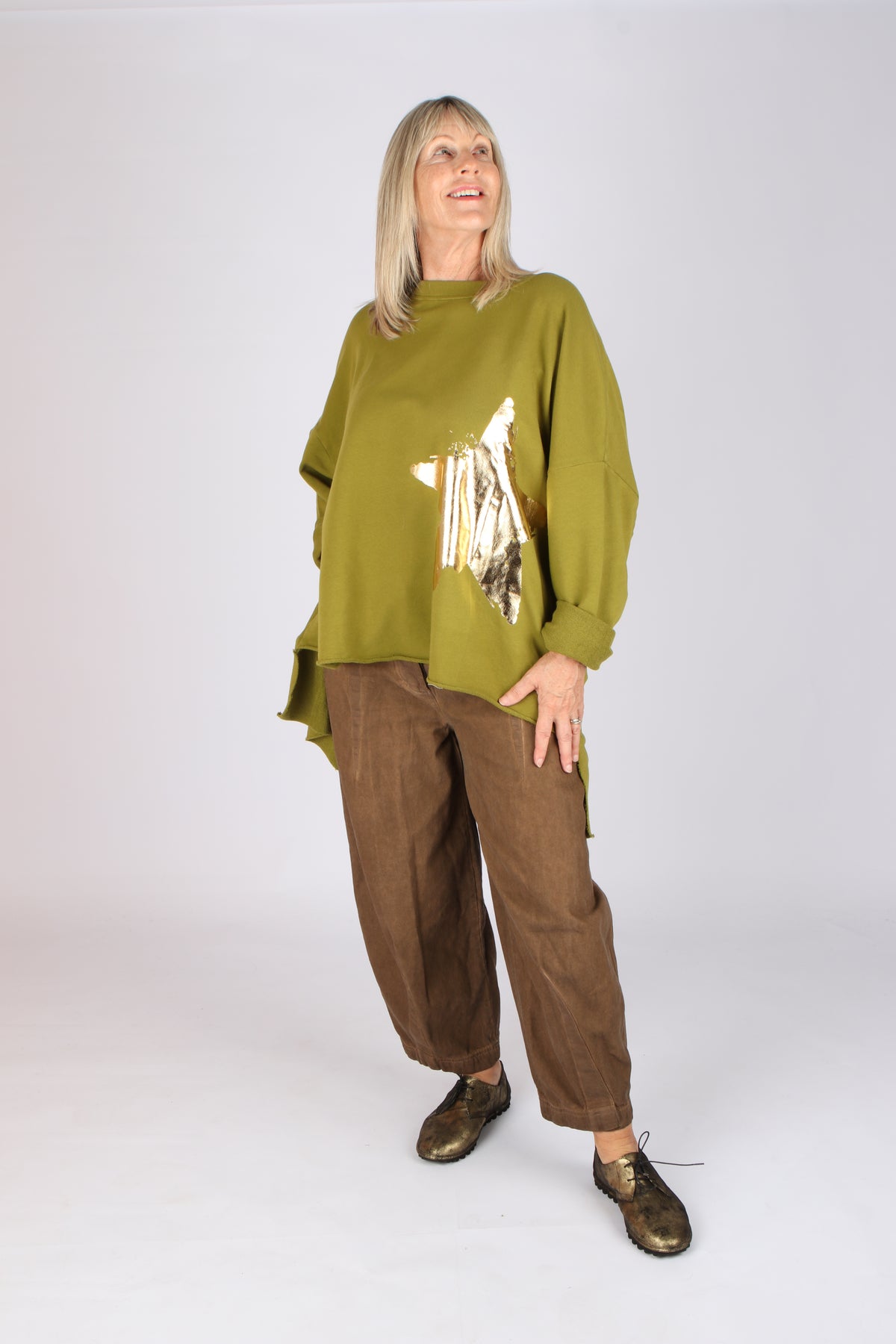 Estudio Viva Catarina Star Sweatshirt (Basil)