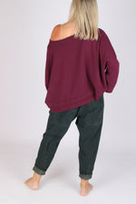 Estudio Viva Sofia Sweatshirt (Beet)