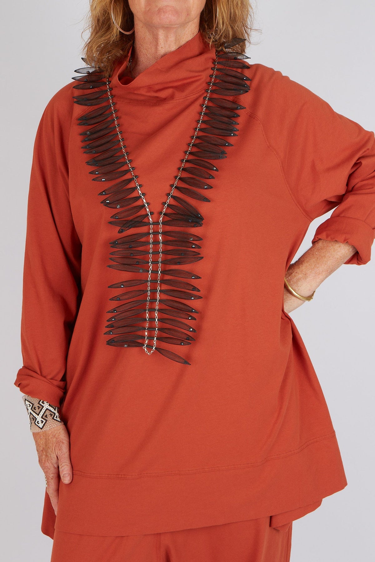 Christina Brampti See the Invisible Mesh Necklace
