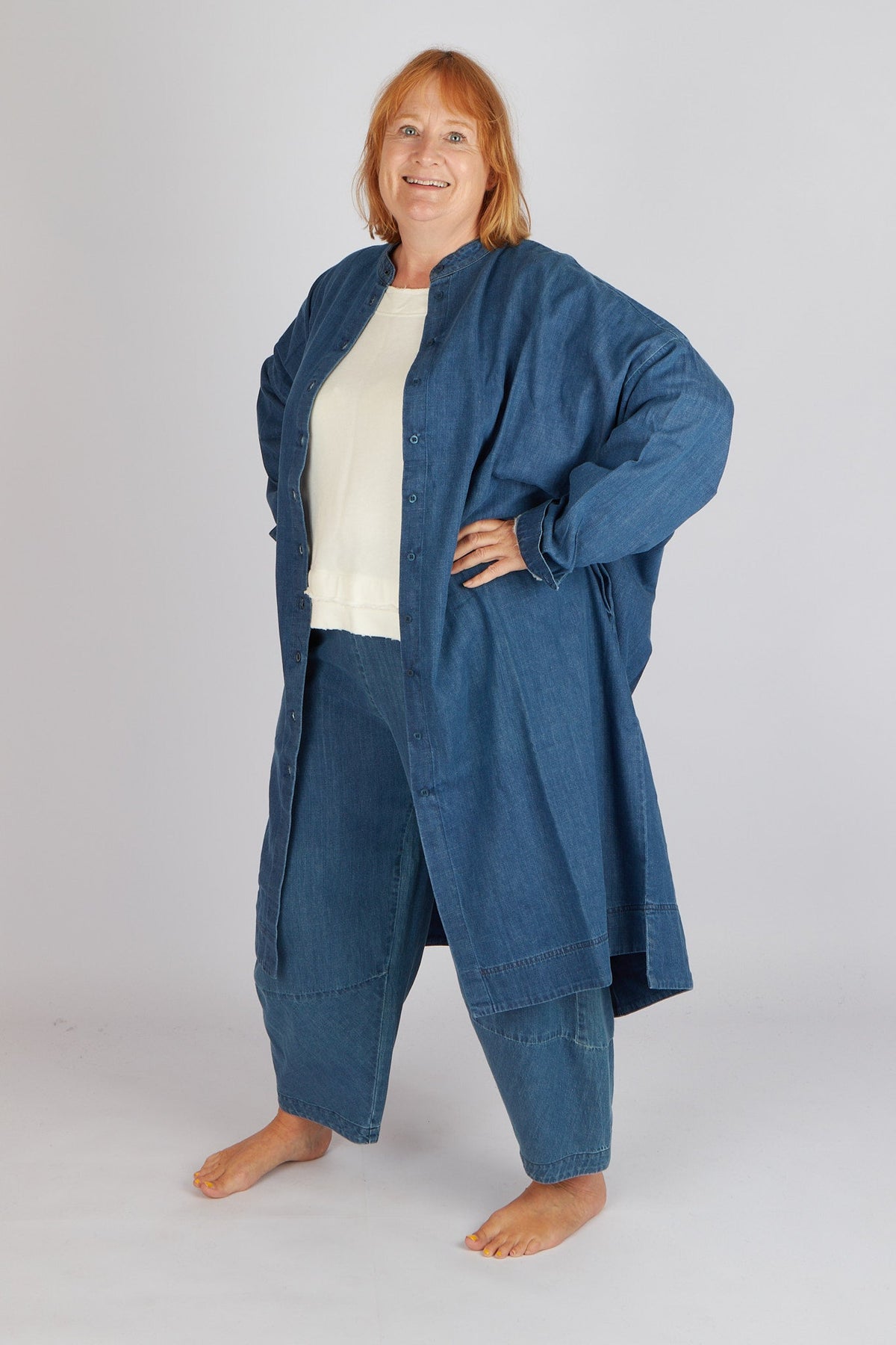 Estudio Viva Wivina Denim Shirt Dress