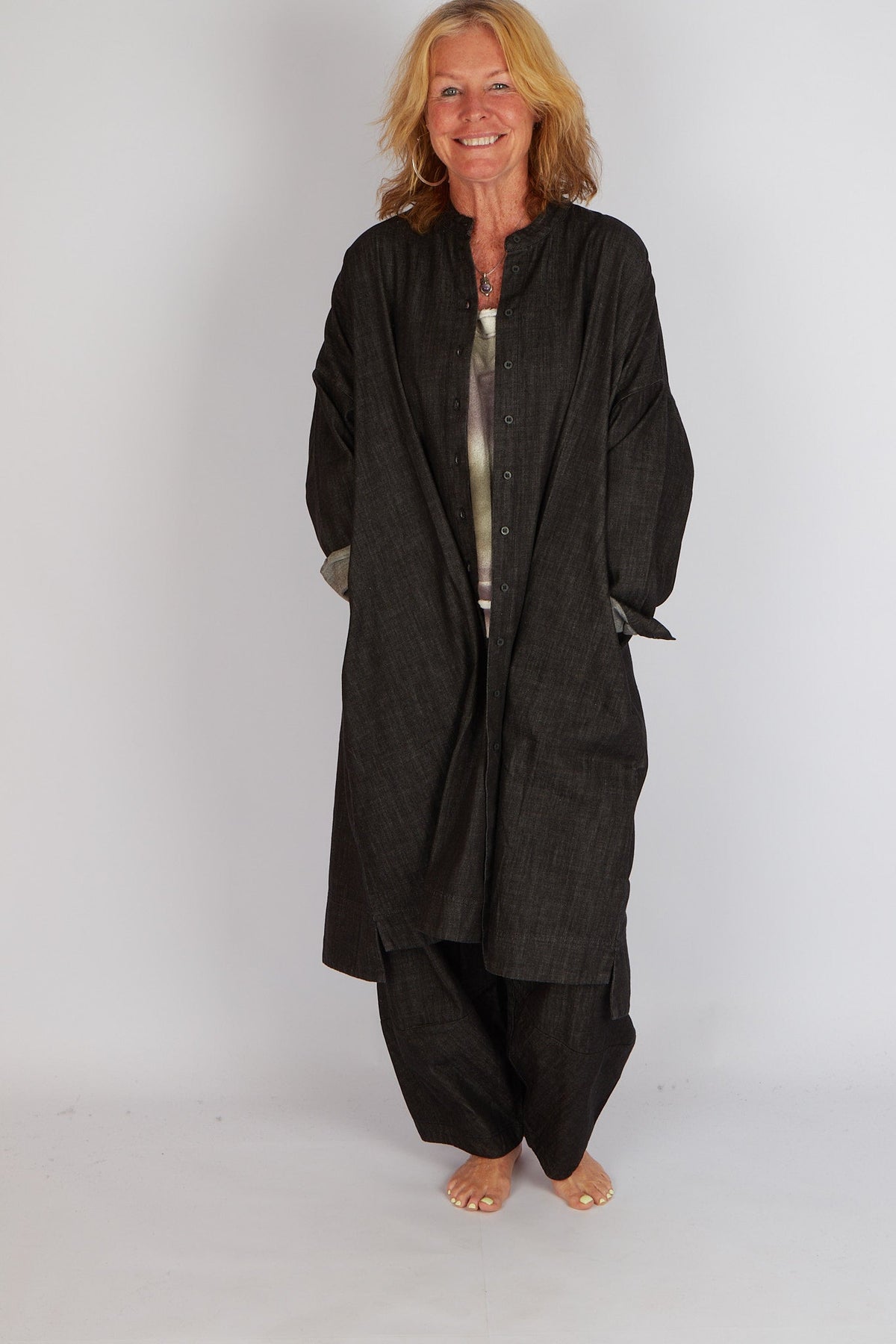 Estudio Viva Wivina Denim Shirt Dress