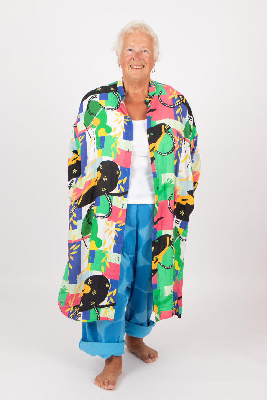 Estudio Viva Wivina Printed Shirt Dress