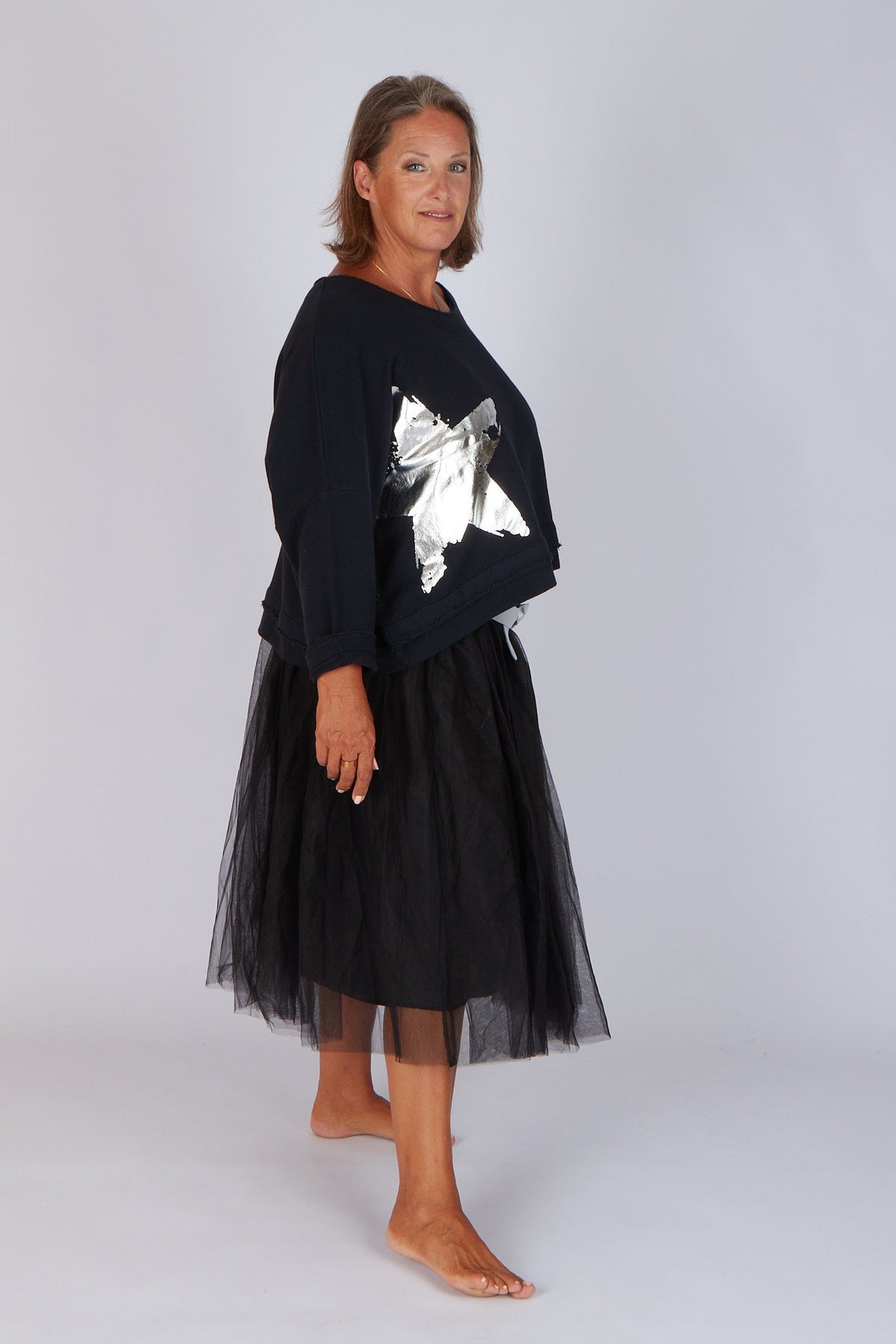 Estudio Viva Sofia Star Sweatshirt (Black)