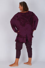 Estudio Viva Catarina Tie Dye Sweater (Berry Tie Dye)