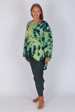 Estudio Viva Catarina Tie Dye Sweater (Seafoam Dye)