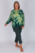 Estudio Viva Catarina Tie Dye Sweater (Seafoam Dye)