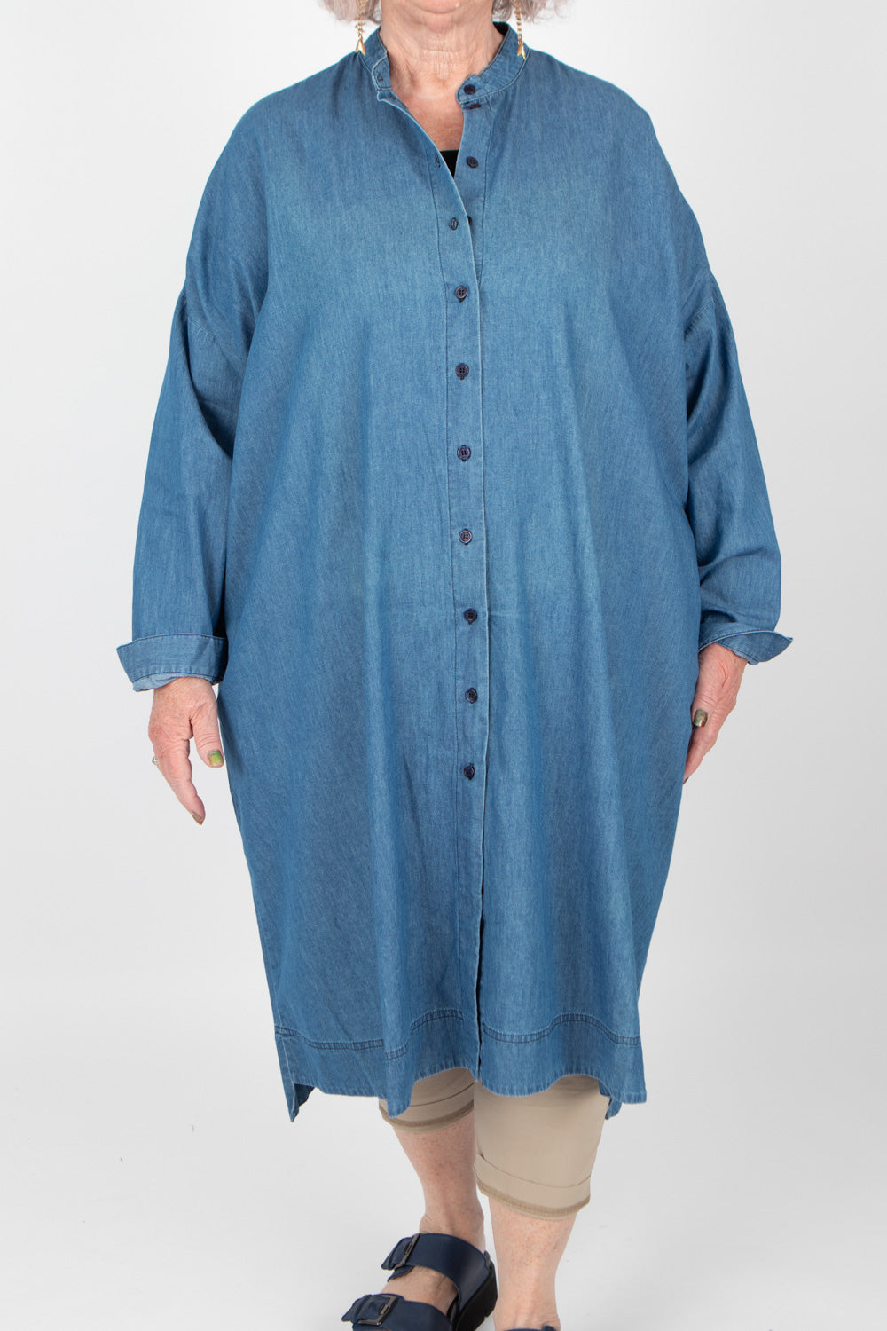 Estudio Viva Wivina Denim Shirt Dress SAMPLE