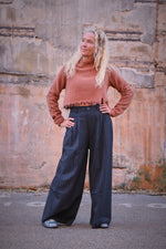Pinstripe Trousers