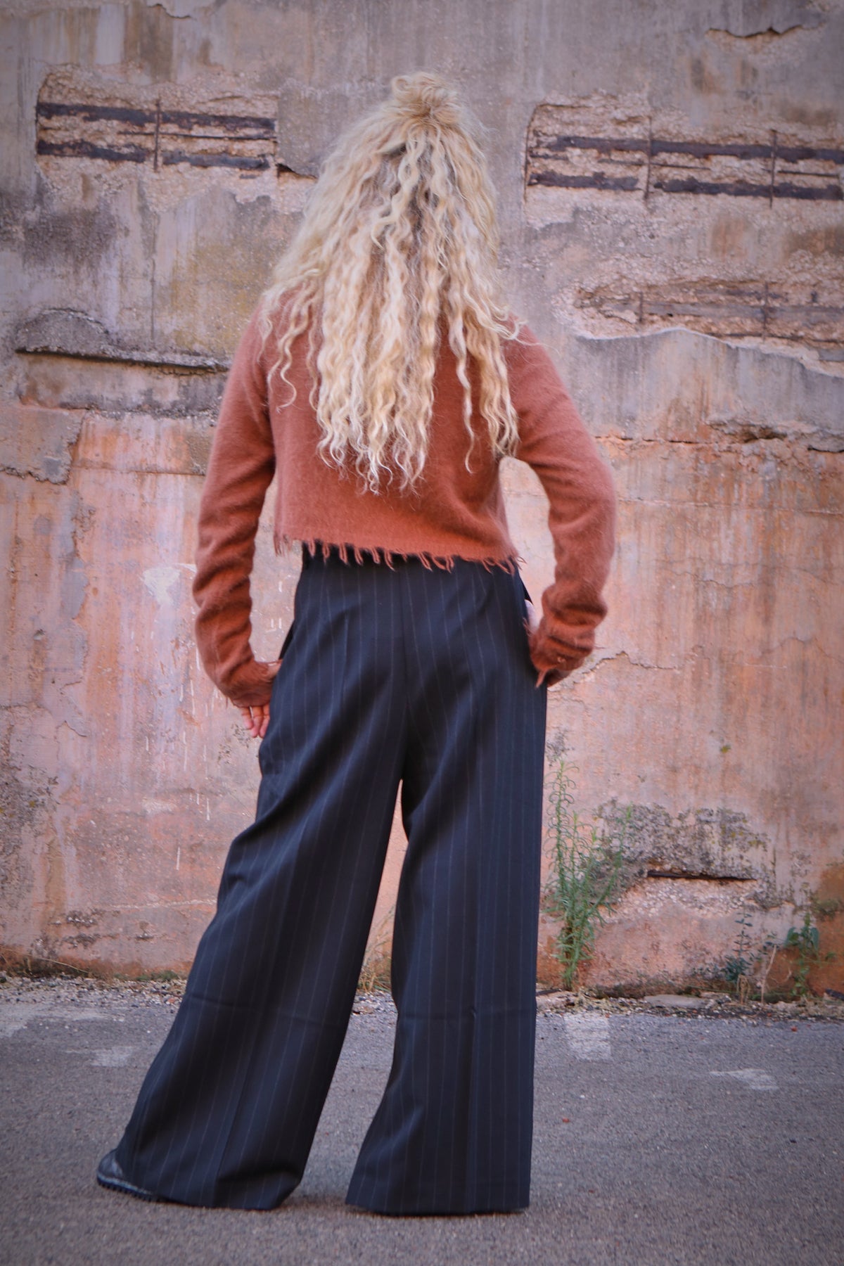 Pinstripe Trousers