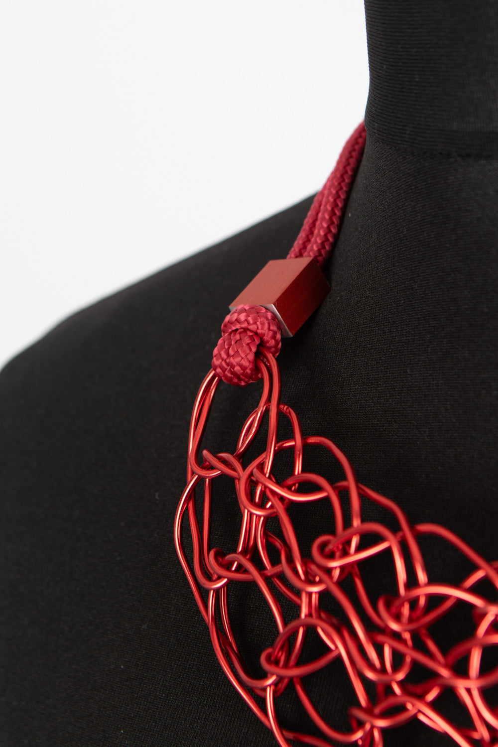 Christina Brampti Urban Abstract Wire Necklace